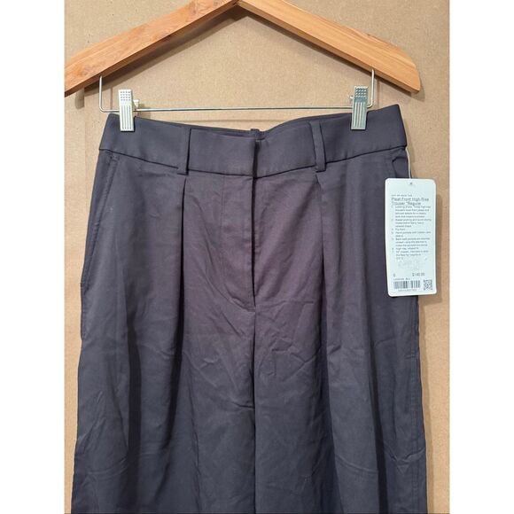 NWT Lululemon Pleated Front High Rise Trousers - Picture 2 of 9